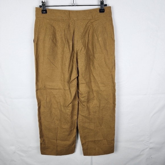 J Jill 100% Linen Wide Leg Genuine Fit at Waist Pants Size 0 Petite - Picture 2 of 6